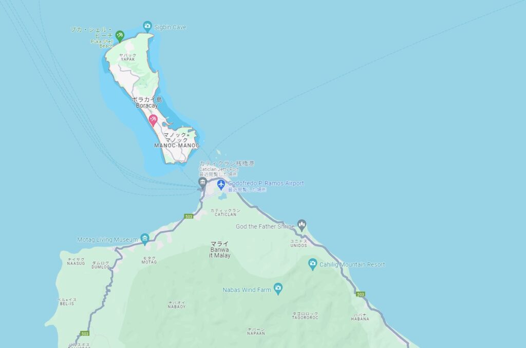 ボラカイ島位置関係