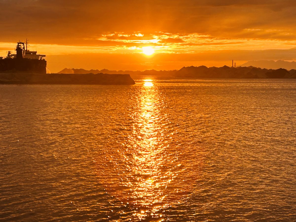 マニラ湾の夕日